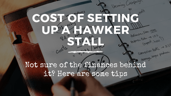 Cost of setting up a hawker stall