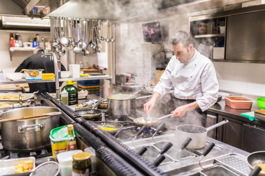 Steam and moisture in kitchen