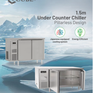 CUBEPLUS 1.5m Under Counter Chiller - 1575R